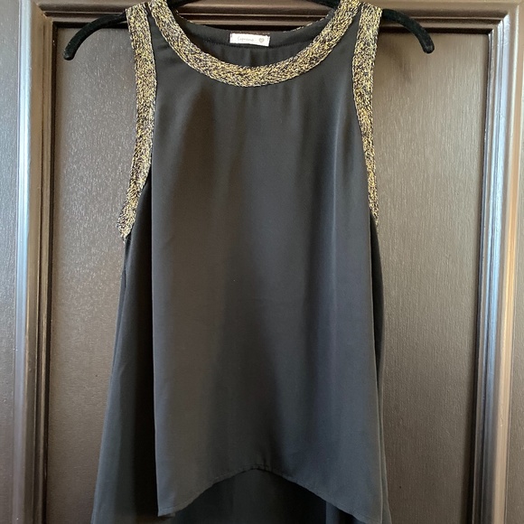 Soprano Black Gold High Low Top Size X-Small! - Picture 1 of 3